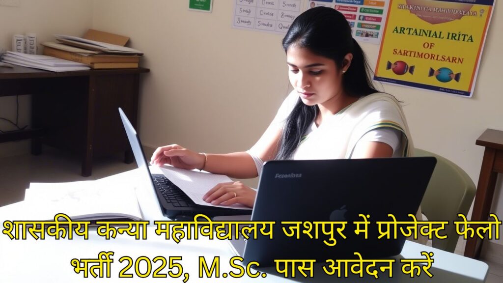 Government College Jashpur Project Fellow Vacancy