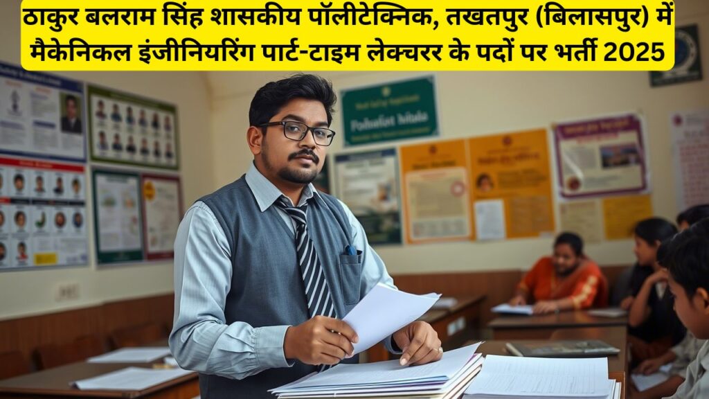 Government Polytechnic Takhatpur Vacancy
