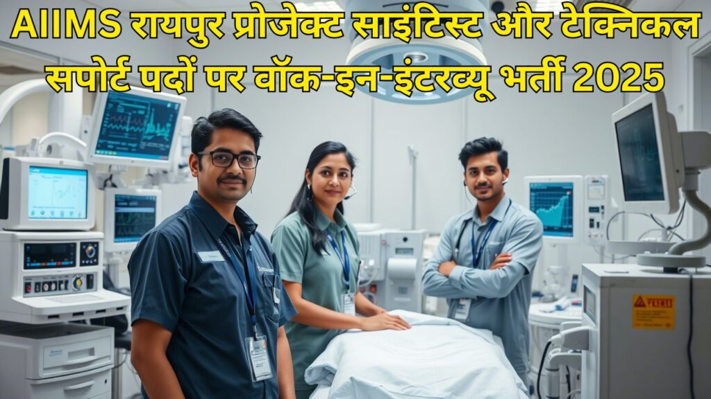 AIIMS Raipur Project Research Scientist Vacancy
