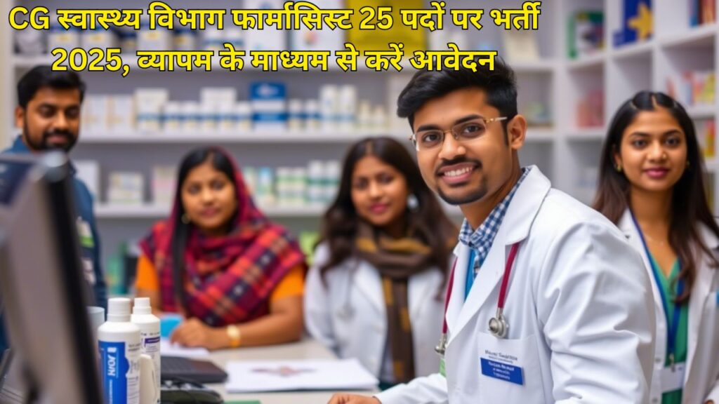 CG Health Department Pharmacist Vacancy 2025