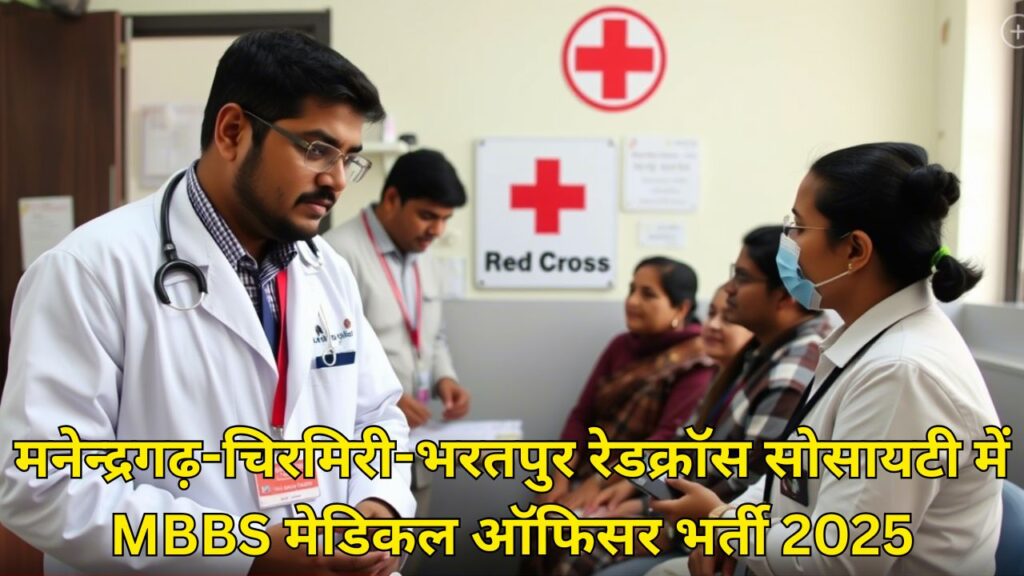 Manendragarh Chirmiri Bharatpur Red Cross Society Vacancy