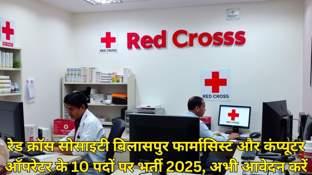 Red Cross Bilaspur Computer Operator Vacancy