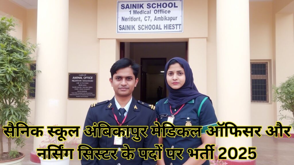 Sainik School Ambikapur Vacancy