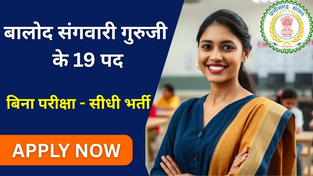 Balod Teacher Vacancy
