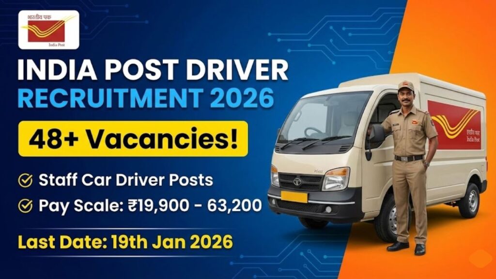India Post Gujarat Driver Recruitment